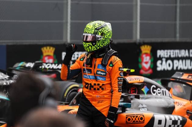 F1 - SAO PAULO GRAND PRIX 2025 NORRIS Lando (gbr), McLaren F1 Team MCL39, portrait during the 2025 Formula 1 Grande Premio de Sao Paulo, 2025 Sao Paulo Grand Prix, 21th round of the 2025 FIA Formula One World Championship, WM, Weltmeisterschaft from November 7 to 9, 2025 on the Interlagos, in Sao Paulo, Brazil - Sao PauloBrazil  Copyright: xDPPIx