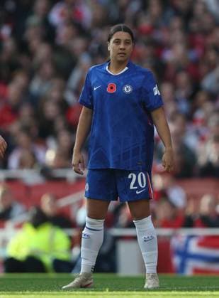 . - Arsenal Women v Chelsea Women, Women™s Super League, Emirates Stadium, London, England. - 8th November 2025. (C) Daniel Weir Crystal Pix Sam Kerr of Chelsea Women. - Arsenal Women v Chelsea Women, Women™s Super League, Emirates Stadium, London, England. - 8th November 2025. (C) Daniel Weir Crystal Pix London Emirates Stadium England Copyright: xDanielxWeirx CP_Arsenal_Women_Chelsea_Women_081125_DW54