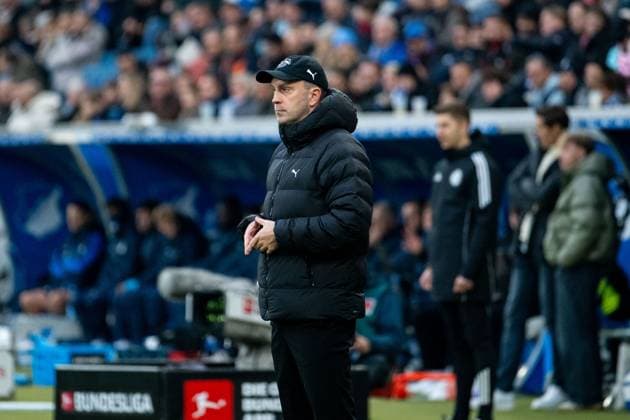 Ole Werner (RB Leipzig, Trainer), GER, TSG 1899 Hoffenheim vs RB Leipzig, Fussball Bundesliga, 10. Spieltag, Saison 2025 2026, 07.11.2025 DFB DFL regulations prohibit any use of photographs as image sequences and or quasi-video GER, TSG 1899 Hoffenheim vs RB Leipzig, Fussball Bundesliga, 10. Spieltag, Saison 2025 2026, 07.11.2025 Sinsheim Copyright: xEibner-Pressefoto Memmlerx EP_MMR
