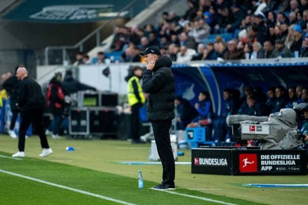 Ole Werner (RB Leipzig, Trainer), GER, TSG 1899 Hoffenheim vs RB Leipzig, Fussball Bundesliga, 10. Spieltag, Saison 2025 2026, 07.11.2025 DFB DFL regulations prohibit any use of photographs as image sequences and or quasi-video GER, TSG 1899 Hoffenheim vs RB Leipzig, Fussball Bundesliga, 10. Spieltag, Saison 2025 2026, 07.11.2025 Sinsheim Copyright: xEibner-Pressefoto Memmlerx EP_MMR