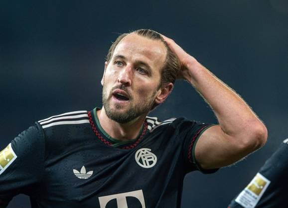 Fußball, Herren, Saison 2025 2026, 1. Bundesliga (10. Spieltag), 1. FC Union Berlin - FC Bayern München, Harry Kane (Bayern München), Enttäuschung nach Abpfiff, 08.11.2025, Copyright: xSebastianxRäppold MatthiasxKochx
