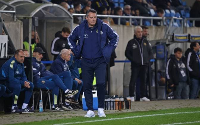 08.11.2025, Fussball, Herren, 3. Liga, Saison 2025 2026, 1. FC Saarbrücken - TSV Havelse, Trainer Alois Schwartz (1. FC Saarbruecken) Saarbrücken Ludwigsparkstadion Saarland Deutschland (DE) Copyright: xFabianxKleerx