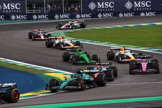 F1 - SAO PAULO GRAND PRIX 2025 18 STROLL Lance (can), Aston Martin F1 Team AMR25, action during the 2025 Formula 1 Grande Premio de Sao Paulo, 2025 Sao Paulo Grand Prix, 21th round of the 2025 FIA Formula One World Championship, WM, Weltmeisterschaft from November 7 to 9, 2025 on the Interlagos, in Sao Paulo, Brazil - Sao PauloBrazil  Copyright: xANTONINxVINCENTx