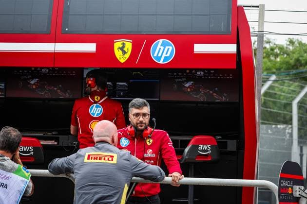 F1 - SAO PAULO GRAND PRIX 2025 JAIN Ravin, Head of Race Strategy of the Scuderia Ferrari, portrait, Pirelli during the 2025 Formula 1 Grande Premio de Sao Paulo, 2025 Sao Paulo Grand Prix, 21th round of the 2025 FIA Formula One World Championship, WM, Weltmeisterschaft from November 7 to 9, 2025 on the Interlagos, in Sao Paulo, Brazil - Sao PauloBrazil Copyright: xFLORENTxGOODENx