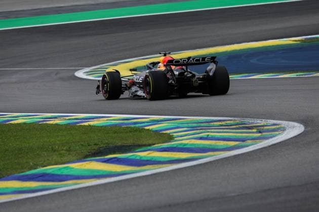 F1 - SAO PAULO GRAND PRIX 2025 01 VERSTAPPEN Max (nld), Red Bull Racing RB21, action during the 2025 Formula 1 Grande Premio de Sao Paulo, 2025 Sao Paulo Grand Prix, 21th round of the 2025 FIA Formula One World Championship, WM, Weltmeisterschaft from November 7 to 9, 2025 on the Interlagos, in Sao Paulo, Brazil - Sao PauloBrazil  Copyright: xDPPIx