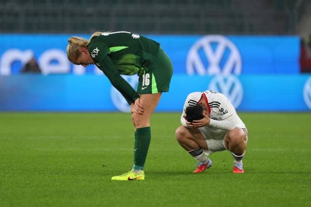 VfL - Frankfurt, BL Frauen Wolfsburg, 08.11.2025, FUßBALL - VfL Wolfsburg vs. Eintracht Frankfurt, Google Pixel Frauen-Bundesliga, Saison 2025 26. Spielende, Camilla Küver (VfL Wolfsburg) Wolfsburg