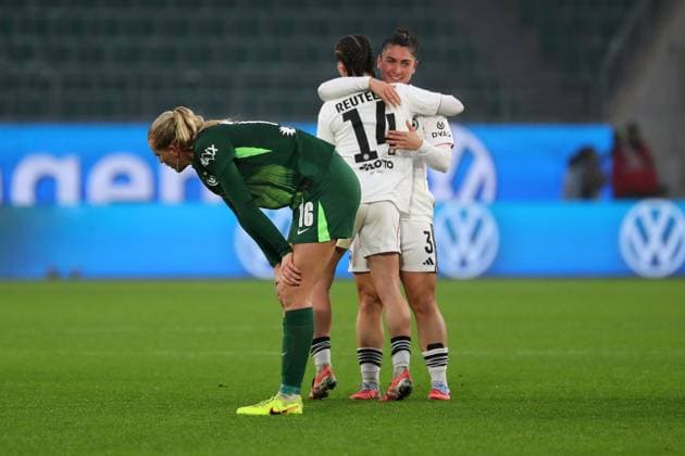 VfL - Frankfurt, BL Frauen Wolfsburg, 08.11.2025, FUßBALL - VfL Wolfsburg vs. Eintracht Frankfurt, Google Pixel Frauen-Bundesliga, Saison 2025 26. Spielende, Camilla Küver (VfL Wolfsburg) Wolfsburg