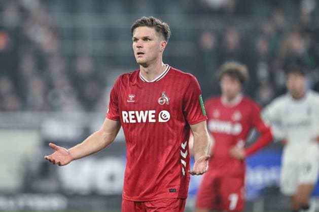 08.11.2025, Fussball, 1. Bundesliga, 11. Spieltag Saison 2025 2026, Borussia Mönchengladbach - 1. FC Köln, Marius Bülter (1. FC Köln) xRHR-FOTO TKx Copyright: RHR-FOTOx RHR-FOTO TK