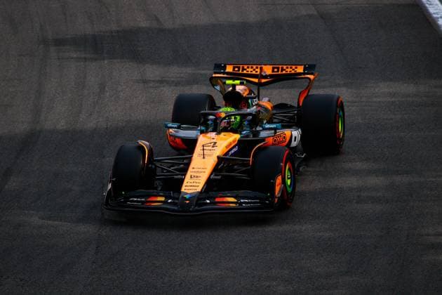 Corrida Sprint e Classificação GP Brasil SaO PAULO, SP - 08.11.2025: CORRIDA SPRINT E CLASSIFICAcaO GP BRASIL - Qualifying for the MSC Cruises Formula 1 Brazilian Grand Prix, in Sao Paulo, this Saturday afternoon (08) at the JosÃ Carlos Pace racetrack in Interlagos, south of the Sao Paulo capital. In the photo, McLaren F1 Team driver, Lando Norris (4), who will start in Pole Position. (Photo: Aloisio Mauricio Fotoarena) x2838275x  AloisioxMauricio