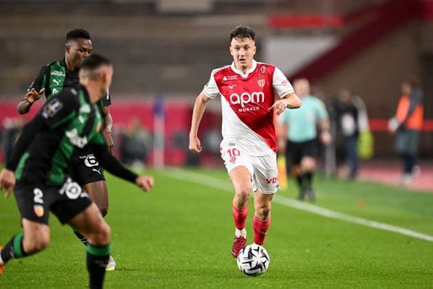 AS Monaco v RC Lens - Ligue 1 McDonald s 2025 2026 10 Aleksandr GOLOVIN (asm) during the Ligue 1 McDonald s match between Monaco and Lens at Stade Louis II on November 8, 2025 in Monaco, Monaco. Monaco Monaco  Copyright: xFEPx 776410945