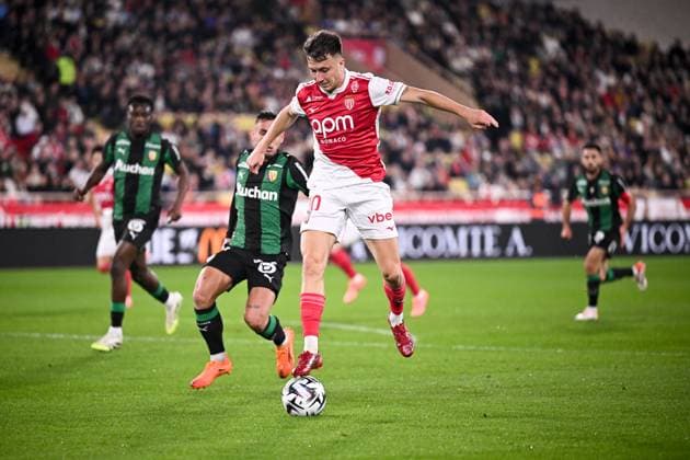 AS Monaco v RC Lens - Ligue 1 McDonald s 2025 2026 10 Aleksandr GOLOVIN (asm) during the Ligue 1 McDonald s match between Monaco and Lens at Stade Louis II on November 8, 2025 in Monaco, Monaco. Monaco Monaco  Copyright: xFEPx 776410945