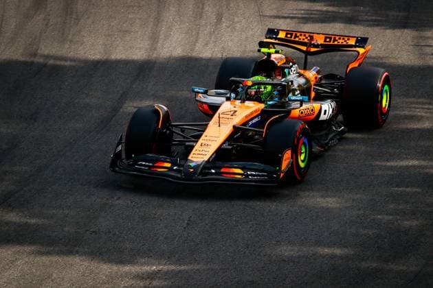 Corrida Sprint e Classificação GP Brasil SaO PAULO, SP - 08.11.2025: CORRIDA SPRINT E CLASSIFICAcaO GP BRASIL - Qualifying for the MSC Cruises Formula 1 Brazilian Grand Prix, in Sao Paulo, this Saturday afternoon (08) at the JosÃ Carlos Pace racetrack in Interlagos, south of the Sao Paulo capital. In the photo, McLaren F1 Team driver, Lando Norris (4), who will start in Pole Position. (Photo: Aloisio Mauricio Fotoarena) x2838325x  AloisioxMauricio