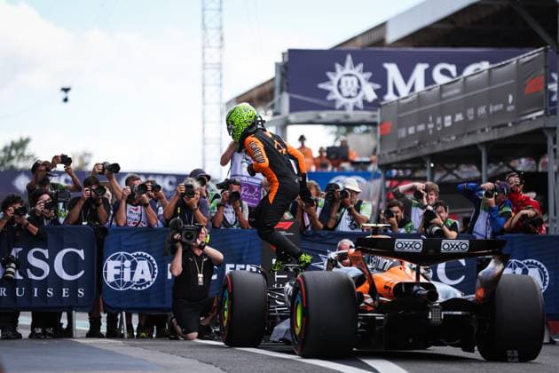 F1 - SAO PAULO GRAND PRIX 2025 NORRIS Lando (gbr), McLaren F1 Team MCL39, portrait during the 2025 Formula 1 Grande Premio de Sao Paulo, 2025 Sao Paulo Grand Prix, 21th round of the 2025 FIA Formula One World Championship, WM, Weltmeisterschaft from November 7 to 9, 2025 on the Interlagos, in Sao Paulo, Brazil - Sao PauloBrazil  Copyright: xANTONINxVINCENTx