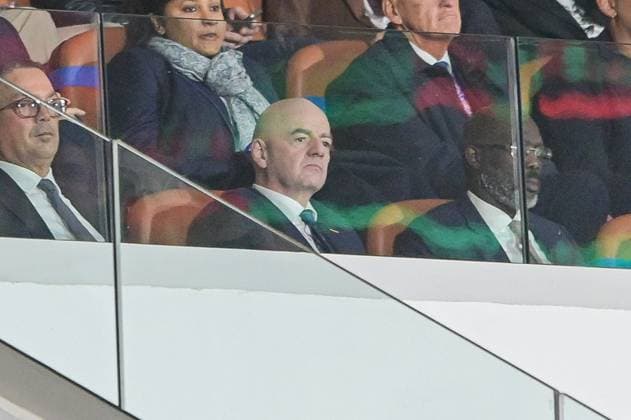 Gianni Infantino, president of FIFA, during the FIFA U17, U 17 Women s World Cup Morocco 2025, 1st - 2nd place match between Korea DOR and Netherlands in Rabat, Morocco, on November 8, 2025, at the Olympic Stadium  Copyright: xAndreaxAmato IPAxSportx xipa-agency.netx xx IPA_67712144 IPA_Agency_IPA67712144
