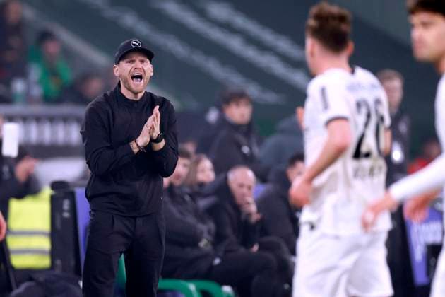 POLANSKI Eugen Trainer Team Borussia Moenchengladbach DFL Bundesliga Saison 2025 - 2026 Spiel Borussia Moenchengladbach - 1. FC Koeln 3 : 1 am 08. 11. 2025 in Moenchengladbach DFL REGULATIONS PROHIBIT ANY USE OF PHOTOGRAPHS as IMAGE SEQUENCES and or QUASI-VIDEO Copyright: xLacixPerenyix