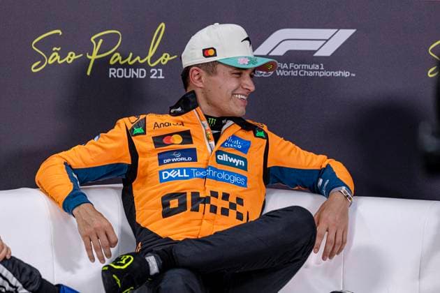 Formula 1 MSC Cruises Grande Premio de Sao Paulo 2025 08.11.2025, Autodromo Jose Carlos Pace, Interlagos, Formula 1 MSC Cruises Grande Premio de Sao Paulo 2025 , im Bild Lando Norris (GBR), McLaren F1 Team