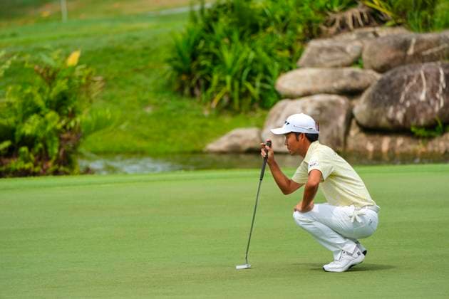 Moutai Singapore Open 2025 in Singapore Winner Yosuke Asaji of Japan in action during the Moutai Singapore Open 2025 in Singapore on 9 November 2025. Singapore Singapore  Copyright: xMatrixxImages LimxSimonx