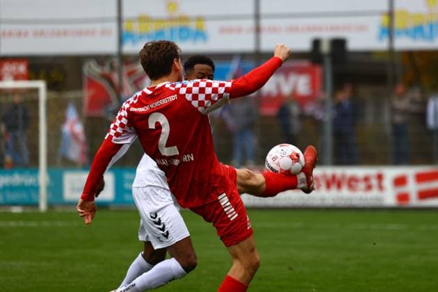 Fußball I Herren I Saison 2025 2026 I Regionalliga Nord I 18.Spieltag I Eintracht Norderstedt - Altona 93 I 09.11.2025 Andre Wallenborn (2, FC Eintracht Norderstedt) Norderstedt Edmund Plambeck Stadion Schleswig-Holstein Deutschland Copyright: xLobeca RalfxHomburgx