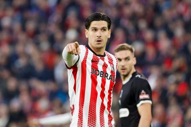 Igor Matanovic (SC Freiburg, 31) , Deutschland, Fussball, 1. Bundesliga, 10.Spieltag, 2025 2026, SC Freiburg vs. FC St. Pauli, 09.11.2025, Europa-Park Stadion, Freiburg im Breisgau, Deutschland Freiburg im Breisgau Europa-Park Stadion Baden-Württemberg Deutschland Copyright: xGrantxHubbsx