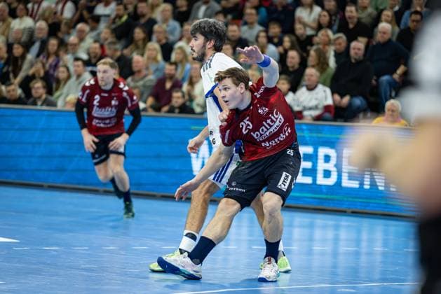 DAIKIN HBL: SG Flensburg-Handewitt vs Handball Verein Hamburg; 09.11.25 DAIKIN HBL: SG Flensburg-Handewitt vs Handball Sport Verein Hamburg, GP JOULE Arena am 09.11.25 Copyright: xBEAUTIFULxSPORTS MarioxM.xKobergx