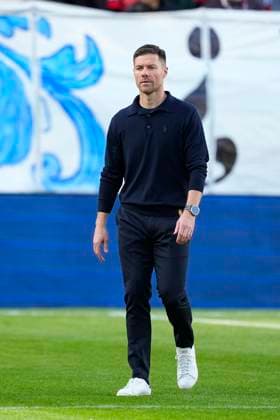November 9, 2025, Madrid, Madrid, Spain: Xabi Alonso, head coach of Real Madrid, looks on during the Spanish League, LaLiga EA Sports, football match played between Rayo Vallecano and Real Madrid C.F. at Estadio de Vallecas on November 9, 2025, in Madrid, Spain. Madrid Spain - ZUMAa181 20251109_zaa_a181_113 Copyright: xOscarxJ.xBarrosox