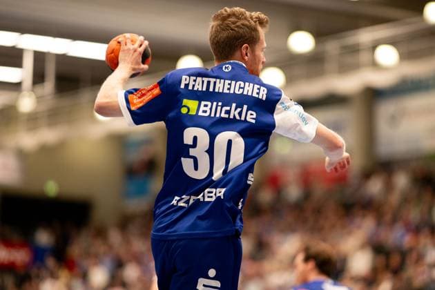 Sascha Pfattheicher (HBW Balingen Weilstetten, 30), HBW Balingen Weilstetten vs. TuSEM Essen, Handball, 2. Bundesliga, 10. Spieltag, Saison 2025 2026, 09.11.2025 Eibner-Pressefoto Andreas Ulmer HBW Balingen Weilstetten vs. TuSEM Essen, Handball, 2. Bundesliga, 10. Spieltag, Saison 2025 2026, 09.11.2025 Balingen Copyright: xEibner-Pressefoto AndreasxUlmerx EP_AUR