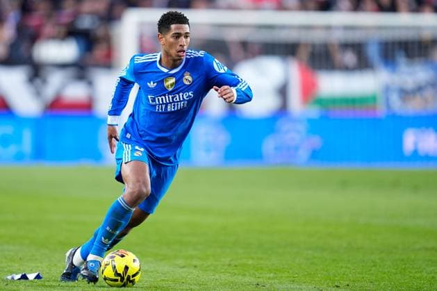 November 9, 2025, Madrid, Madrid, Spain: Jude Bellingham of Real Madrid CF in action during the Spanish League, LaLiga EA Sports, football match played between Rayo Vallecano and Real Madrid C.F. at Estadio de Vallecas on November 9, 2025, in Madrid, Spain. Madrid Spain - ZUMAa181 20251109_zaa_a181_199 Copyright: xDennisxAgyemanx