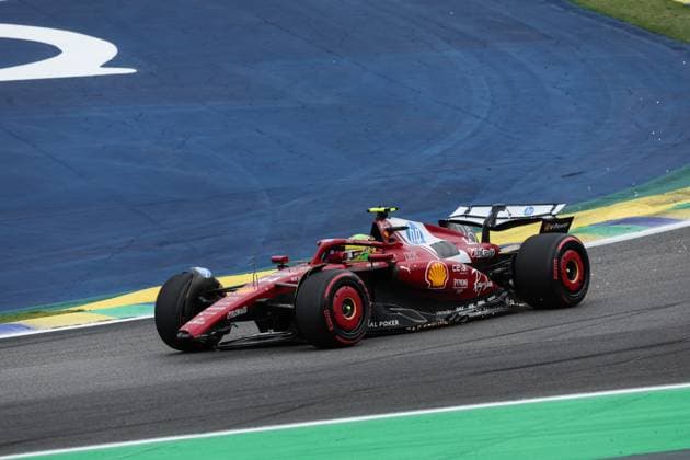 F1 - SAO PAULO GRAND PRIX 2025 44 HAMILTON Lewis (gbr), Scuderia Ferrari SF-25, action during the 2025 Formula 1 Grande Premio de Sao Paulo, 2025 Sao Paulo Grand Prix, 21th round of the 2025 FIA Formula One World Championship, WM, Weltmeisterschaft from November 7 to 9, 2025 on the Interlagos, in Sao Paulo, Brazil - Sao PauloBrazil  Copyright: xDPPIx