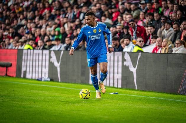 Spanish La Liga EA Sports soccer match Rayo Vallecano vs Real Madrid at Vallecas stadium in Madrid. 09 November Kylian Mbappe 900 Cordon Press  900 CordonxPress LOF - Rayo Vallecano vs Real Madrid