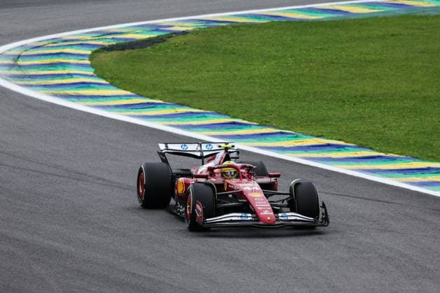 F1 - SAO PAULO GRAND PRIX 2025 44 HAMILTON Lewis (gbr), Scuderia Ferrari SF-25, action during the 2025 Formula 1 Grande Premio de Sao Paulo, 2025 Sao Paulo Grand Prix, 21th round of the 2025 FIA Formula One World Championship, WM, Weltmeisterschaft from November 7 to 9, 2025 on the Interlagos, in Sao Paulo, Brazil - Sao PauloBrazil  Copyright: xDPPIx