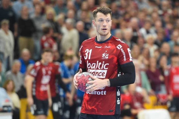 Handball I Herren I Saison 2025-2026 I Bundesliga I 11. Spieltag I SG Flensburg-Handewitt - HSV Hamburg I 09.11.2025 Emil Jakobsen (31, SG Flensburg-Handewitt) Copyright: xLobeca JanxKirschnerx