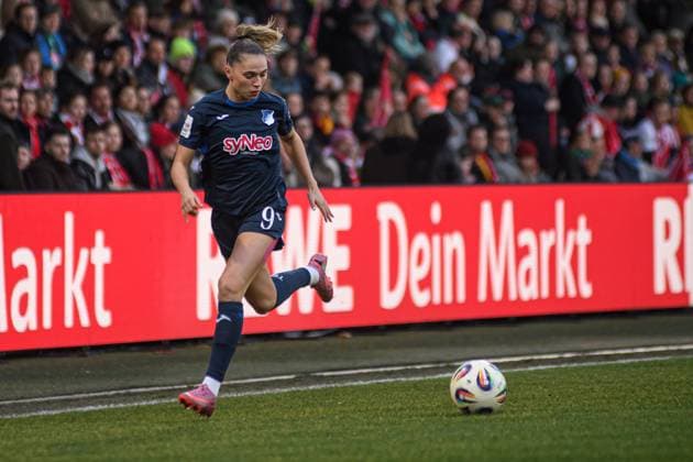 COLOGNE, GERMANY - 9 NOVEMBER, 2025: Jill Janssens - The football match of Frauen Bundesliga 1. FC Koeln vs TSG Hoffenheim at Franz Kremer Stadium.  Copyright: xVITALIIxKLIUIEVx