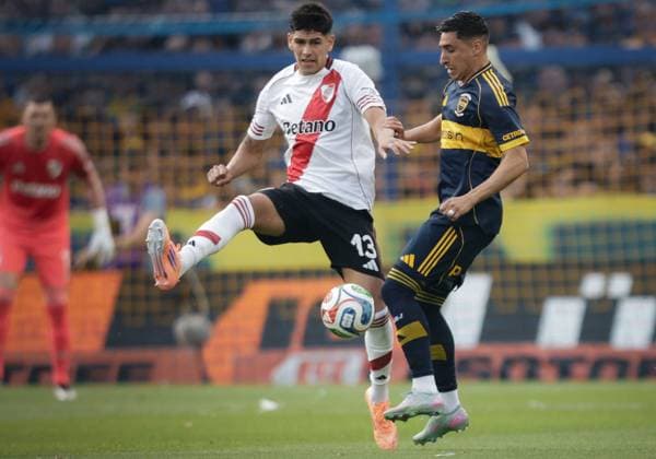 Boca vs River Foto: FOTOBAIRES Fecha 15 Torneo Clausura Liga Profesional. Copyright: xNICOLASxABOAFxNICOLASxABOAFx