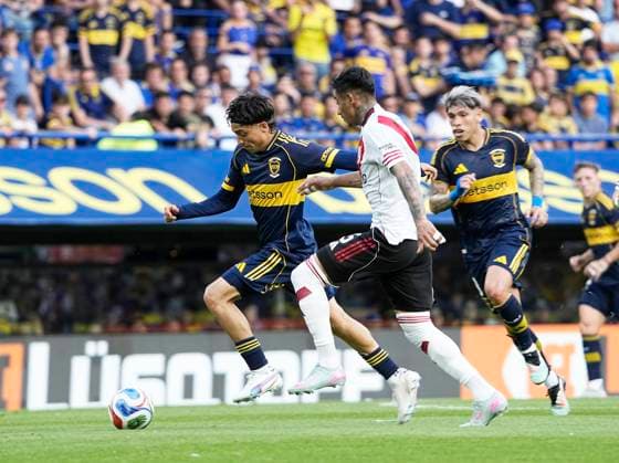 Exequiel Zeballos - Boca Juniors vs River Plate - Torneo Clausura 2025 - Segunda Fase - Fecha 15 de 16 - 9 de noviembre de 2025 - Estadio Alberto J. Armando - La Bombonera - Foto: Javier Garcia Martino - Prensa CABJ -