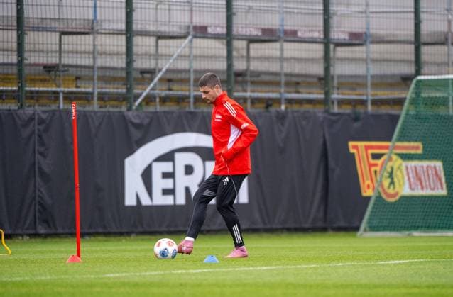 Fußball, Herren, Saison 2025 2026, 1. Bundesliga, 1. FC Union Berlin, Training, Andrej Ilic (1. FC Union Berlin), 10.11. 2025, Copyright: xMatthiasxKochx
