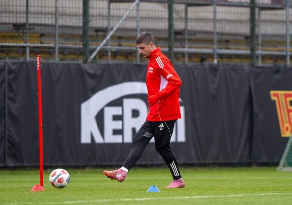 Fußball, Herren, Saison 2025 2026, 1. Bundesliga, 1. FC Union Berlin, Training, Andrej Ilic (1. FC Union Berlin), 10.11. 2025, Copyright: xMatthiasxKochx