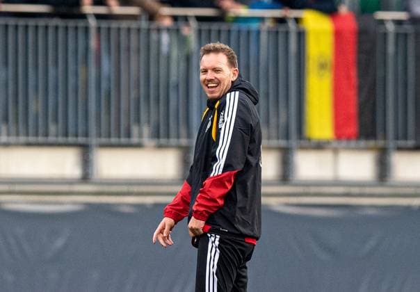 Fussball, Herren, Saison 2025 26, WM-Qualifikation, Deutsche Fußball-Nationalmannschaft, öffentliches Training im AOK-Stadion in Wolfsburg, Trainer Julian Nagelsmann (Deutschland), 10.11 2025, Copyright: xSebastianxRäppold MatthiasxKochx