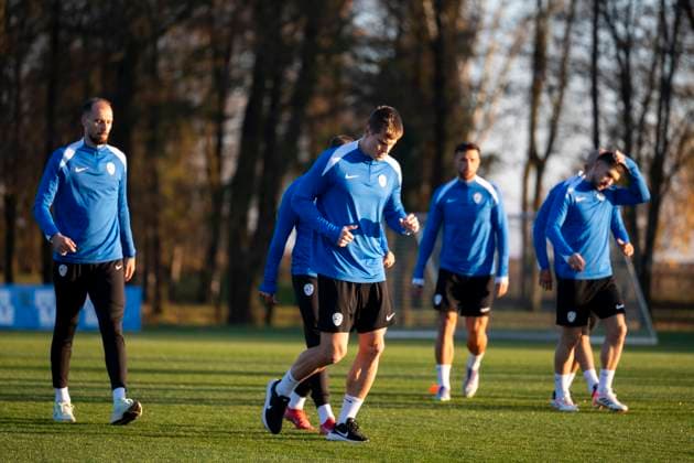 Jaka Bijol Training session of the Slovenian national football team ahead of the qualifying matches against Kosovo and Sweden for the 2026 World Cup  Copyright: xNikxErikxNeubauerx 1011nen_03
