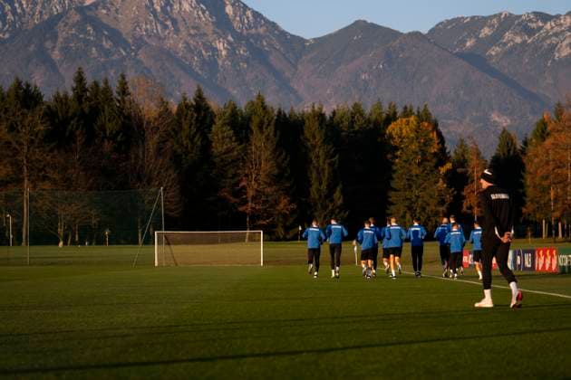 Training session of the Slovenian national football team ahead of the qualifying matches against Kosovo and Sweden for the 2026 World Cup  Copyright: xNikxErikxNeubauerx 1011nen_07