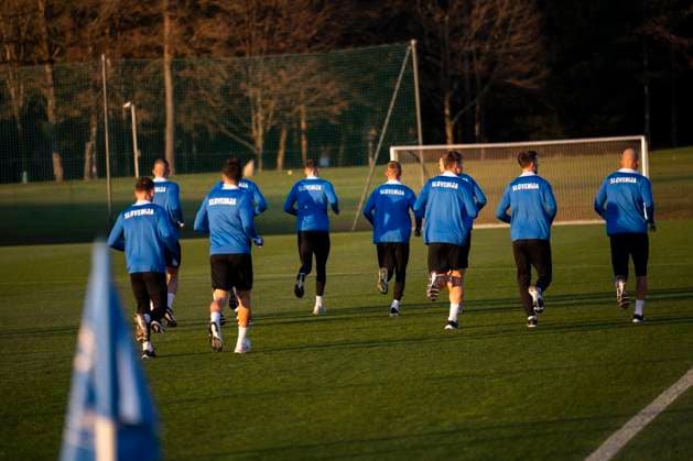 Training session of the Slovenian national football team ahead of the qualifying matches against Kosovo and Sweden for the 2026 World Cup  Copyright: xNikxErikxNeubauerx 1011nen_12