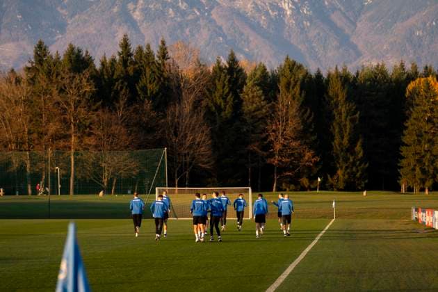 Training session of the Slovenian national football team ahead of the qualifying matches against Kosovo and Sweden for the 2026 World Cup  Copyright: xNikxErikxNeubauerx 1011nen_15