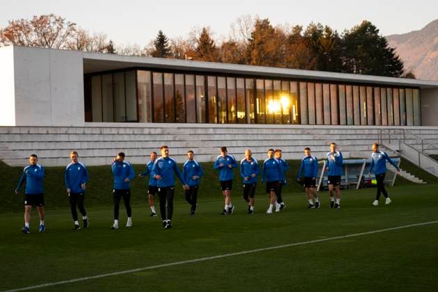 Training session of the Slovenian national football team ahead of the qualifying matches against Kosovo and Sweden for the 2026 World Cup  Copyright: xNikxErikxNeubauerx 1011nen_17