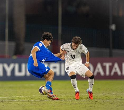 Fussball FIFA U17, U 17 U 17 Weltmeisterschaft Katar 2025 - El Salvador vs Deutschland - Gruppe G Spiel 61: Christian Prenaj (Deutschland, 18) Copyright: xRedhaxHosnixSegganix