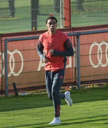10.11.2025, FC Bayern Training, Trainingsgelaende Saebenerstrasse Muenchen, Fussball , im Bild: Jamal Musiala (FC Bayern Muenchen)
