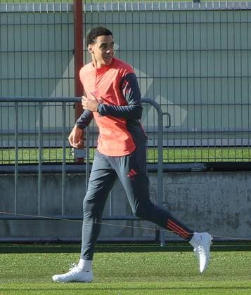 10.11.2025, FC Bayern Training, Trainingsgelaende Saebenerstrasse Muenchen, Fussball , im Bild: Jamal Musiala (FC Bayern Muenchen)