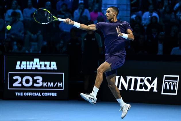Db Torino 10 11 2025 - ATP, Tennis Herren Finals Daniele Buffa Image nella foto: Felix Auger Aliassime 