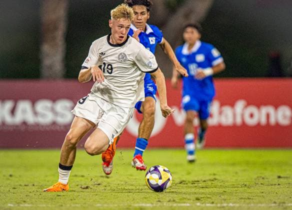 Fussball FIFA U17, U 17 U 17 Weltmeisterschaft Katar 2025 - El Salvador vs Deutschland - Gruppe G Spiel 61: Lasse Eickel (Deutschland, 19) Copyright: xRedhaxHosnixSegganix
