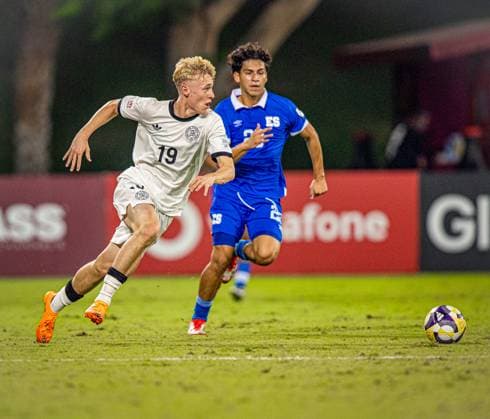Fussball FIFA U17, U 17 U 17 Weltmeisterschaft Katar 2025 - El Salvador vs Deutschland - Gruppe G Spiel 61: Lasse Eickel (Deutschland, 19) Copyright: xRedhaxHosnixSegganix