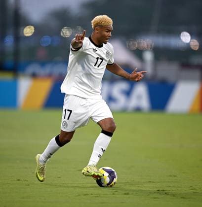 Fussball, Junioren U 17 WM 2025 in Doha Katar Vorrunde 10.11.2025 Gruppe G El Salvador - Deutschland Maik Afri Akumu (Deutschland)