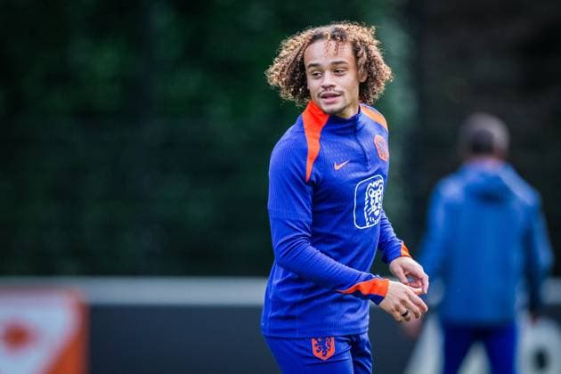 ZEIST , 11-11-2025 , KNVB Campus , season 2025 2026 , Dutch International football , Training session Netherlands , picture shows Netherlands player Xavi Simons Training session Netherlands 11-11-2025  x31985112x Copyright: